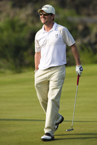 Christian Slater smiled big during an October 2010 tournament in China.
Christian Slater smiled big during an October 2010 tournament in China.