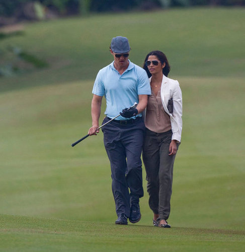 Matthew McConaughey had support from Camila Alves during an October 2010 round in China.
Matthew McConaughey had support from Camila Alves during an October 2010 round in China.