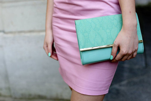 Pastels played perfectly together in this look — even her nails were done to match.
Pastels played perfectly together in this look — even her nails were done to match.