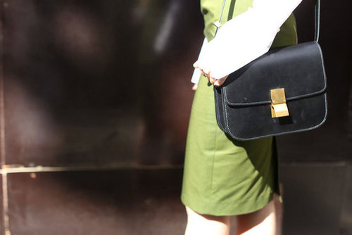 A structured black handbag was a totally sophisticated albeit understated add-on.
A structured black handbag was a totally sophisticated albeit understated add-on.