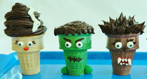 Creepy Cupcake Cones Creepy Cupcake Cones