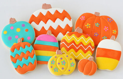 Painted Pumpkin Cookies Painted Pumpkin Cookies
