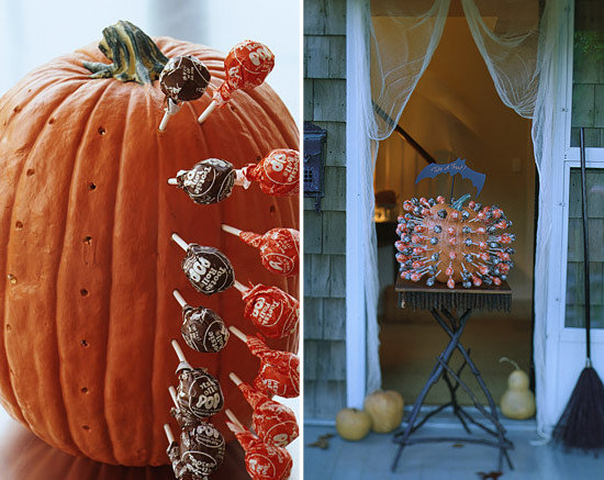 Make a Pumpkin Lollipop Holder Make a Pumpkin Lollipop Holder