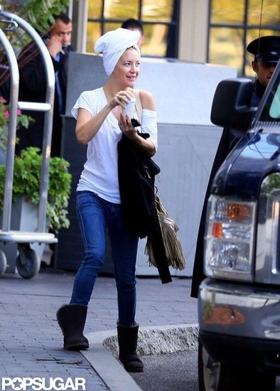 Kate Hudson shared a ride to work with Jon Hamm in Boston.
Kate Hudson shared a ride to work with Jon Hamm in Boston.
