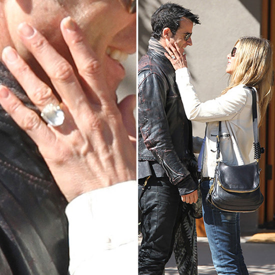 See Jennifer Aniston's Huge Engagement Ring! See Jennifer Aniston's Huge Engagement Ring!