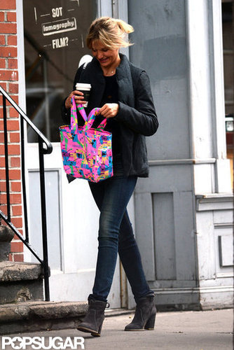 Cameron Diaz hit the streets of the Big Apple for a shopping trip.
Cameron Diaz hit the streets of the Big Apple for a shopping trip.