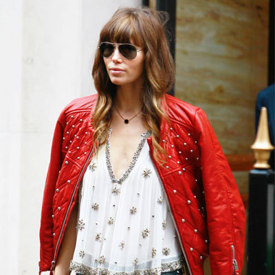 Jessica Biel in Isabel Marant