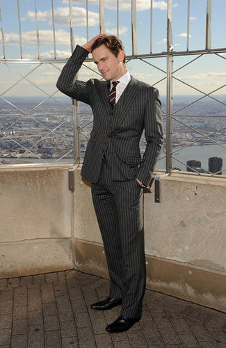 Matt Bomer slicked back his locks while posing at NYC's Empire State Building in January 2012.
Matt Bomer slicked back his locks while posing at NYC's Empire State Building in January 2012.