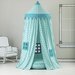 Kids Canopy: Teal Polka Dot Play Circus Tent