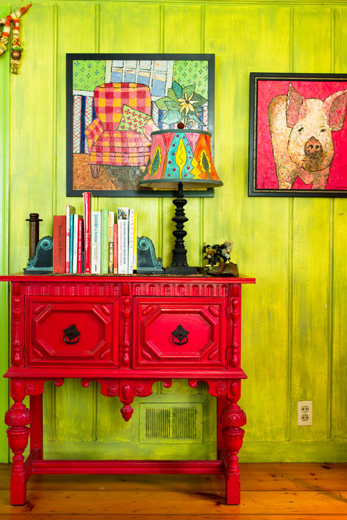 colourful artist's home colourful artist's home