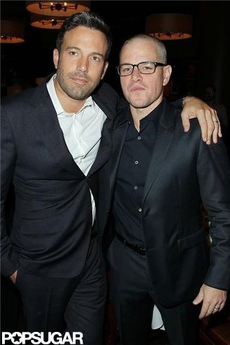 Matt Damon and Ben Affleck attended the NYC screening of Argo.
Matt Damon and Ben Affleck attended the NYC screening of Argo.