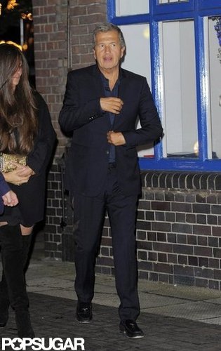 Mario Testino stepped out in London for Gwyneth Paltrow's birthday.
Mario Testino stepped out in London for Gwyneth Paltrow's birthday.