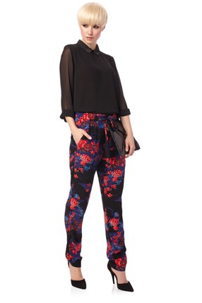 The punchy palette on these French Connection Shanghai Dream Tie Trousers ($138) makes them extra special and ideal for wearing with silky button-downs for an allover luxe look.
The punchy palette on these French Connection Shanghai Dream Tie Trousers ($138) makes them extra special and ideal for wearing with silky button-downs for an allover luxe look.