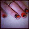 Triangular Nails For Halloween