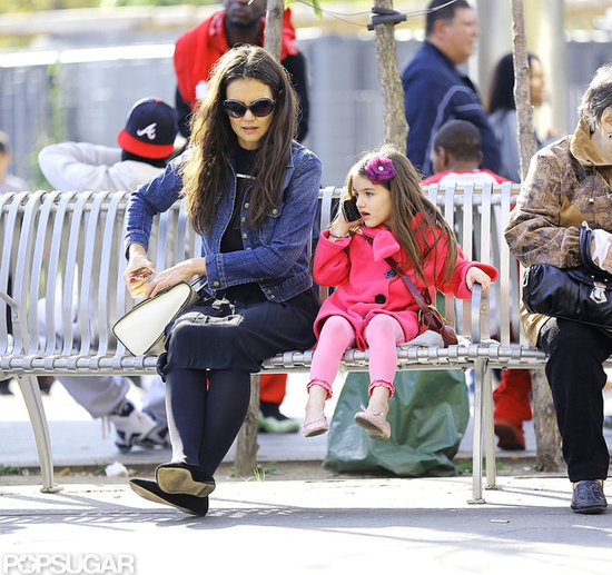 Katie Holmes and Suri Cruise spent some time in NYC.
Katie Holmes and Suri Cruise spent some time in NYC.