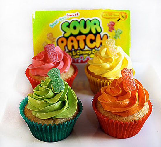 Sour Patch Kids Cupcakes Sour Patch Kids Cupcakes