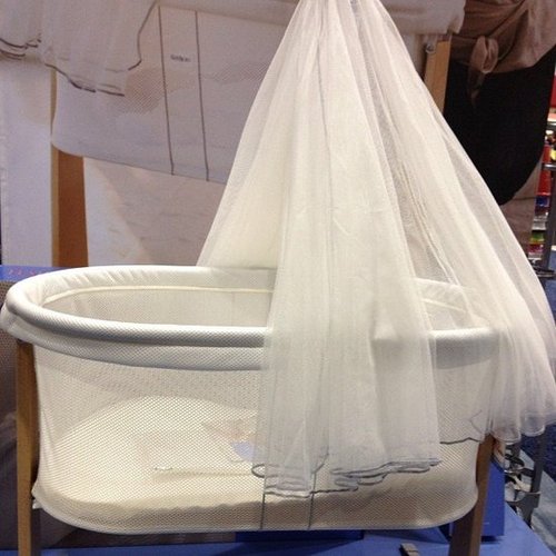 Baby Björn's new Harmony cradle bounces based on baby's movements. Its mesh fabric and deep sides are all designed to help keep baby safe. It will hit stores in November.
Baby Björn's new Harmony cradle bounces based on baby's movements. Its mesh fabric and deep sides are all designed to help keep baby safe. It will hit stores in November.