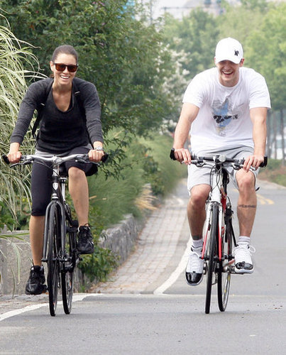 Jessica Biel and Justin Timberlake rode bikes around NYC side by side in July 2010.
Jessica Biel and Justin Timberlake rode bikes around NYC side by side in July 2010.