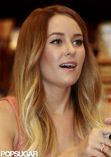 Lauren Conrad took a seat and signed books.
Lauren Conrad took a seat and signed books.