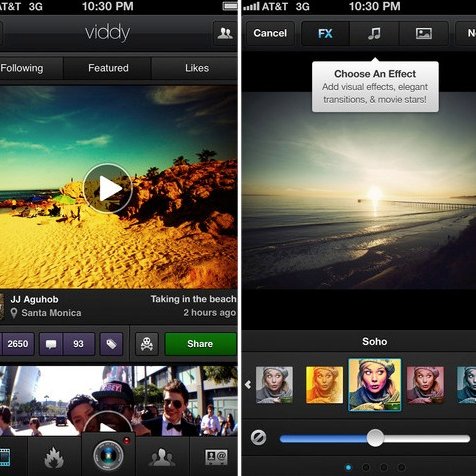 Video Sharing App Viddy