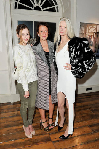 Laura Carmichael, Katie Grand, and Kristen McMenamy Laura Carmichael, Katie Grand, and Kristen McMenamy