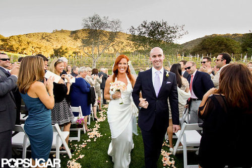 Elisa Donovan Charlie Bigelow walked down the aisle as man and wife.
Photos courtesy Scott Robert
Elisa Donovan Charlie Bigelow walked down the aisle as man and wife.
Photos courtesy Scott Robert
