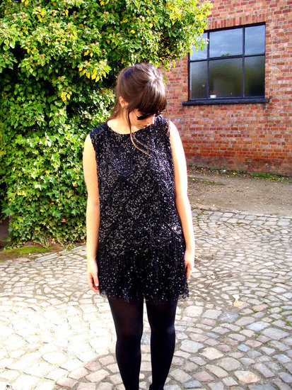 Black sequins