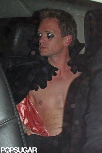 Neil Patrick Harris wrapped up his Halloween night at Bootsy Bellows in LA Saturday.
Neil Patrick Harris wrapped up his Halloween night at Bootsy Bellows in LA Saturday.