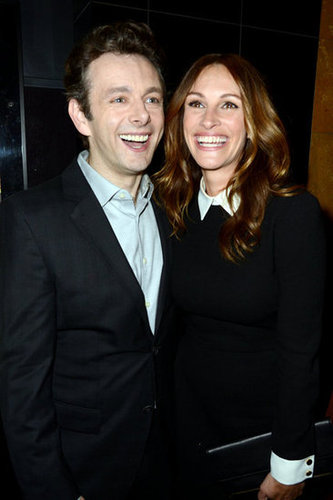 Julia Roberts and Michael Sheen had matching smiles at an LA event in April 2012.
Julia Roberts and Michael Sheen had matching smiles at an LA event in April 2012.