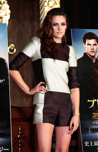 Kristen Stewart stepped out in Japan.
Kristen Stewart stepped out in Japan.