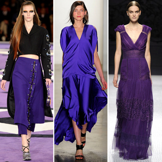 Purple Runway Trend Fall 2012 Purple Runway Trend Fall 2012