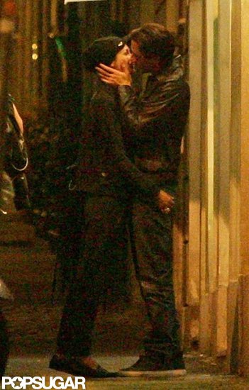 Adrien Brody and girlfriend Lara Lieto kissed while out in Rome.
Adrien Brody and girlfriend Lara Lieto kissed while out in Rome.