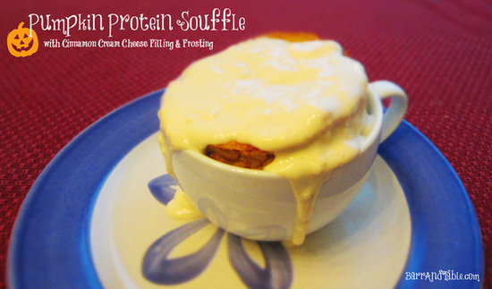 Barr & Table Perfect Fit Protein Pumpkin Souffle Laughing Cow Cinnamon Cream Cheese Filling Frosting