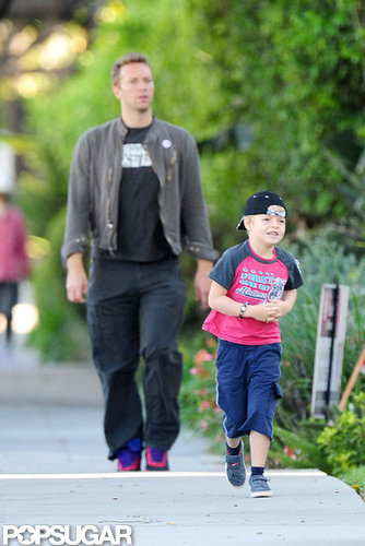 Chris Martin walked Moses to school.
Chris Martin walked Moses to school.