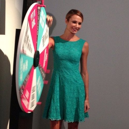 The always gorgeous Stacy Keibler was spinning the wheel of fashion fortune at a Rent the Runway party.
The always gorgeous Stacy Keibler was spinning the wheel of fashion fortune at a Rent the Runway party.