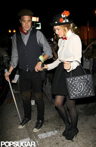 Lauren Conrad dressed up as Mary Poppins for her Sunday night out in LA with boyfriend William Tell.
Lauren Conrad dressed up as Mary Poppins for her Sunday night out in LA with boyfriend William Tell.