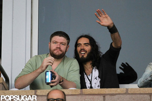Victoria and Harper Cheer On David With the Ramsays and Russell Brand Victoria and Harper Cheer On David With the Ramsays and Russell Brand