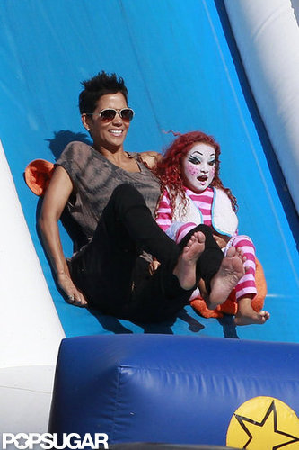 Halle Berry and Nahla Aubrey had fun at Mr. Bones Pumpkin Patch.
Halle Berry and Nahla Aubrey had fun at Mr. Bones Pumpkin Patch.