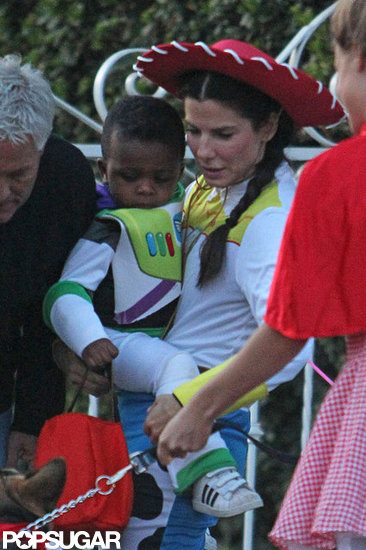 Louis Bullock dressed in a Buzz Lightyear costume.
Louis Bullock dressed in a Buzz Lightyear costume.