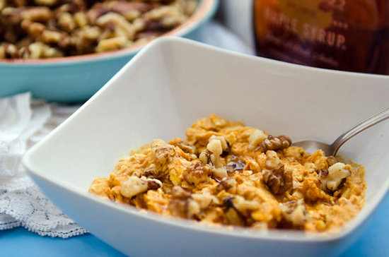 Coconut Pumpkin Pie Overnight Oats (Vegan)
