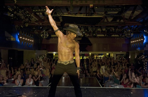 Matthew McConaughey took off his shirt in 2012's Magic Mike.
Matthew McConaughey took off his shirt in 2012's Magic Mike.