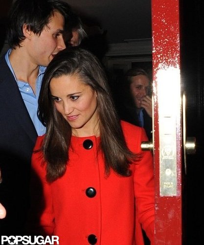 Pippa Middleton left Loulou's with a new guy.
Pippa Middleton left Loulou's with a new guy.