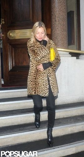 Kate Moss left The Wolseley.
Kate Moss left The Wolseley.