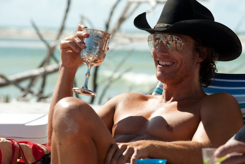Matthew McConaughey looked good relaxing for a scene in 2012's Magic Mike.
Matthew McConaughey looked good relaxing for a scene in 2012's Magic Mike.