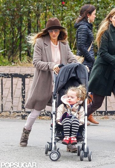 Sarah Jessica Parker strolled with Tabitha Broderick.
Sarah Jessica Parker strolled with Tabitha Broderick.