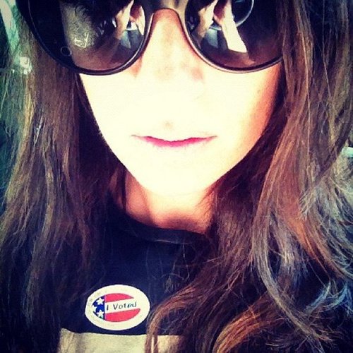 Catt Sadler made sure to vote and got a pin to show for it.
Source: Instagram user iamcattsadler
Catt Sadler made sure to vote and got a pin to show for it.
Source: Instagram user iamcattsadler