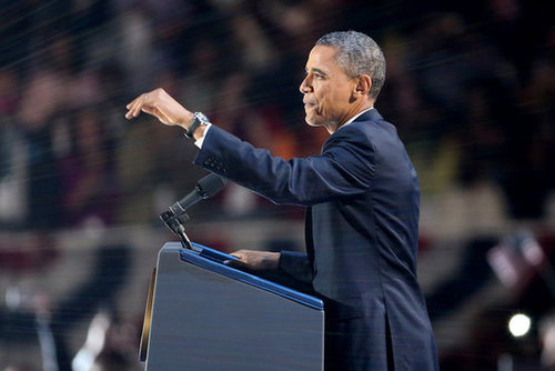 President Obama Wins! See Pictures of His Celebratory Event in Chicago President Obama Wins! See Pictures of His Celebratory Event in Chicago