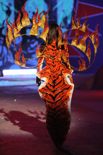 Joan Smalls wore flames on the runway at the Victoria's Secret Fashion Show.
Joan Smalls wore flames on the runway at the Victoria's Secret Fashion Show.