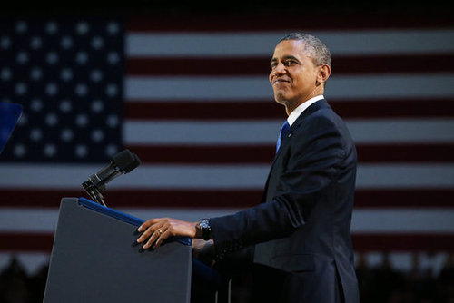 President Obama Wins! See Pictures of His Celebratory Event in Chicago President Obama Wins! See Pictures of His Celebratory Event in Chicago
