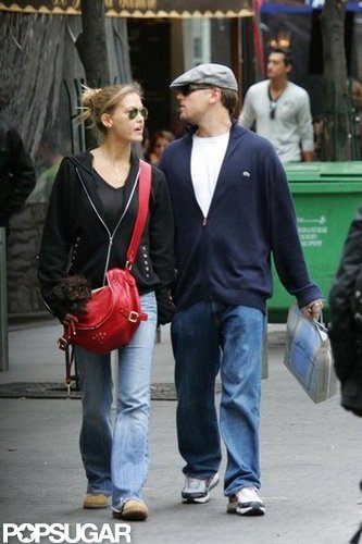 Leonardo DiCaprio and then-girlfriend Bar Refaeli went for a stroll through the Paris streets in October 2006.
Leonardo DiCaprio and then-girlfriend Bar Refaeli went for a stroll through the Paris streets in October 2006.